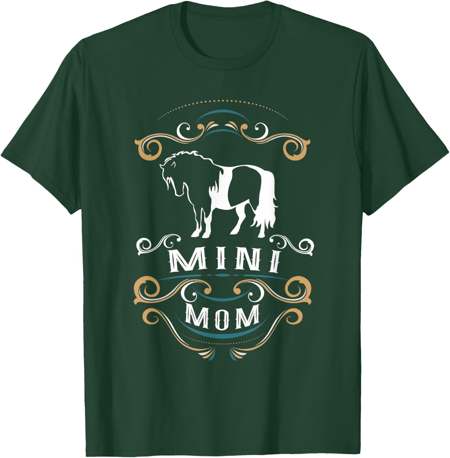 Mini Mom | Trending Miniature Horse T-Shirt - T-Shirt | Forest