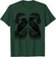 Odins Raven Norse Mythology Viking Birds Celtic Knots Asgard T-Shirt - T-Shirt | Forest