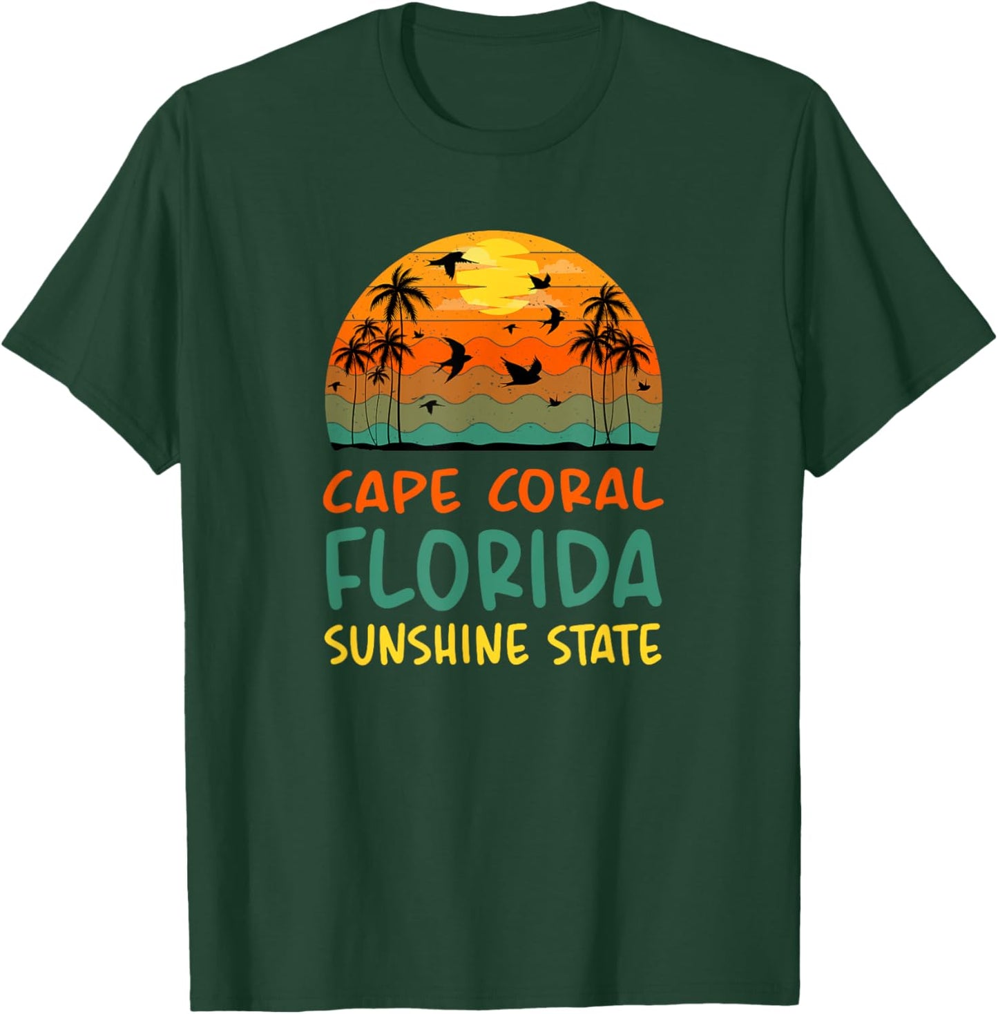Cape Coral Florida T-Shirt - T-Shirt | Forest