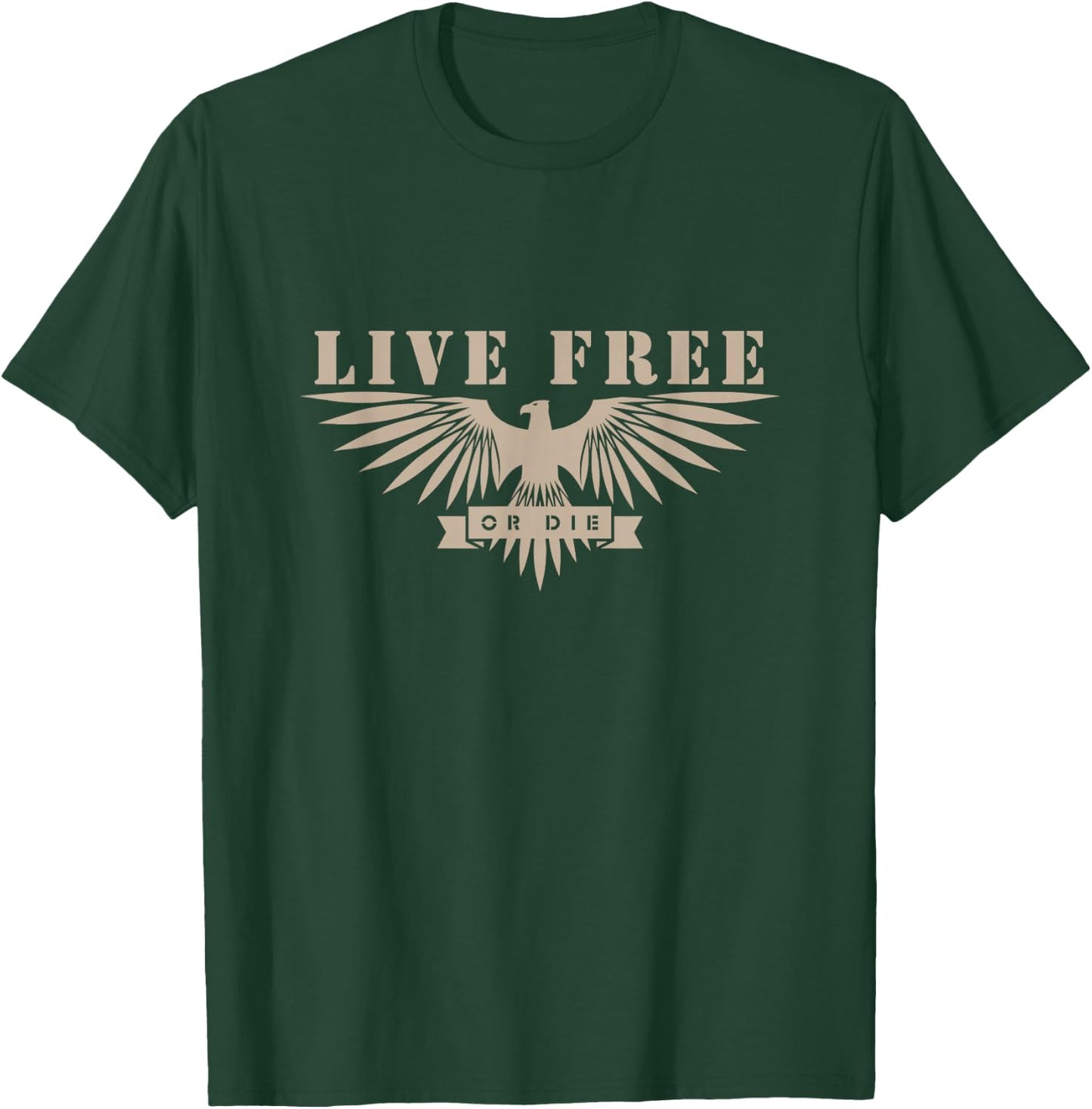 Live Free T-Shirt - T-Shirt | Forest