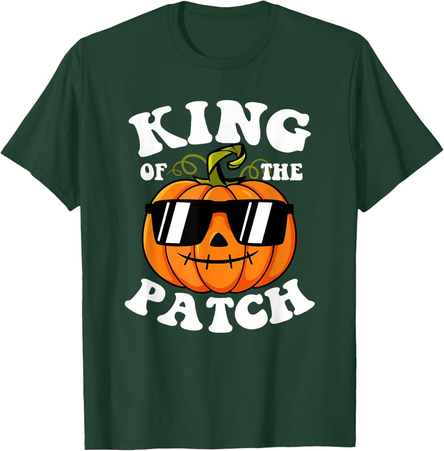 Pumpkin King Of The Patch Shirt Funny Halloween Family T-Shirt - T-Shirt | Forest