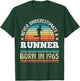 Runner born in 1965 60th Birthday Running Gifts Dad T-Shirt - T-Shirt | Forest