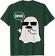 Funny Halloween Bruh Ghost Men Boys T-Shirt - T-Shirt | Forest