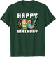 Minecraft Alex & Steve Happy Birthday T-Shirt - T-Shirt | Forest