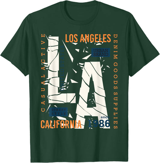 Los Angeles LA California T-Shirt - T-Shirt | Forest