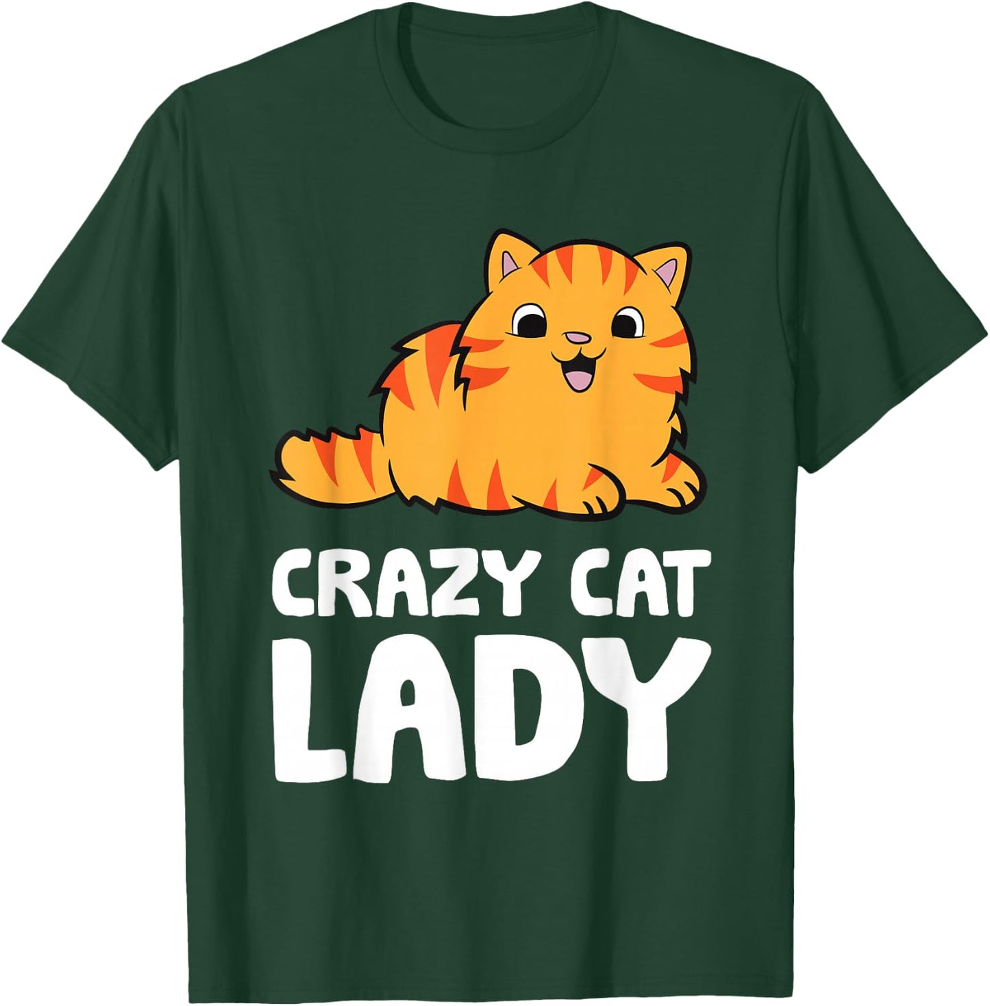 Crazy Cat Lady Pet Women Cat T-Shirt - T-Shirt | Forest