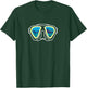 Diving mask diving goggles sea shark photo T-Shirt - T-Shirt | Forest
