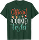 Cookie Tester Baker Christmas Pjs Family Xmas Official Cookie Tester Funny Christmas Couples Matching T-Shirt - T-Shirt | Forest