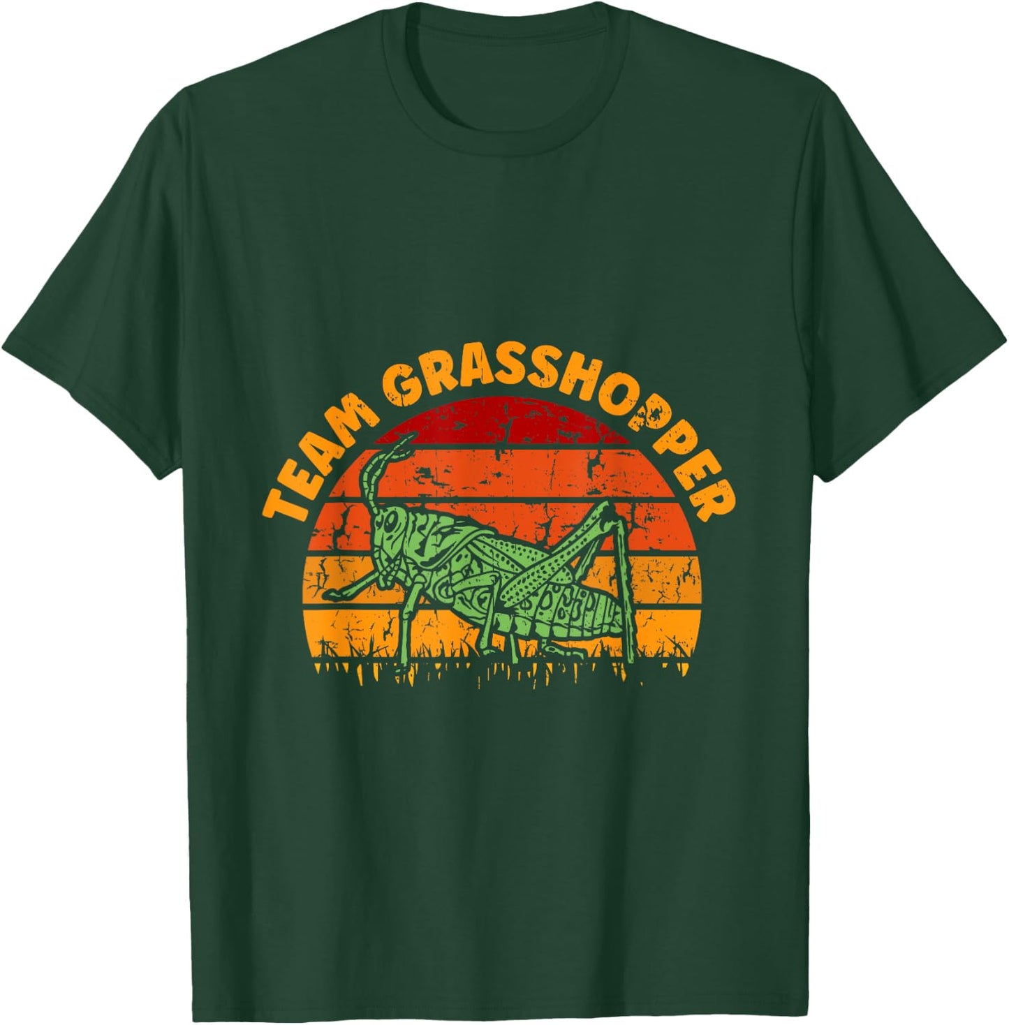 Retro Team Grasshopper T-Shirt - T-Shirt | Forest