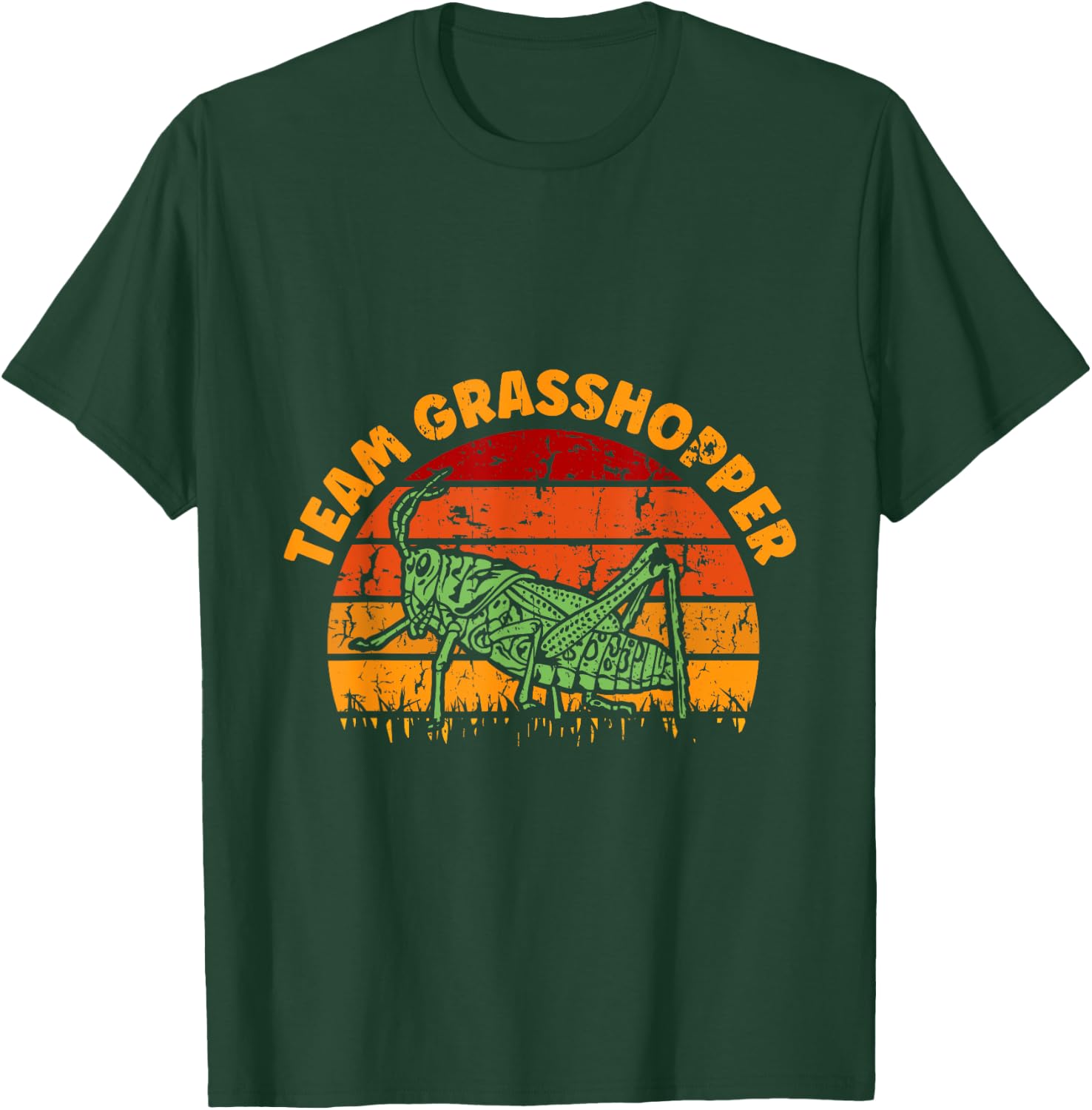 Retro Team Grasshopper T-Shirt - T-Shirt | Forest