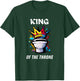 Awesome King of the Toilet Throne Poopy Puns T-Shirt - T-Shirt | Forest