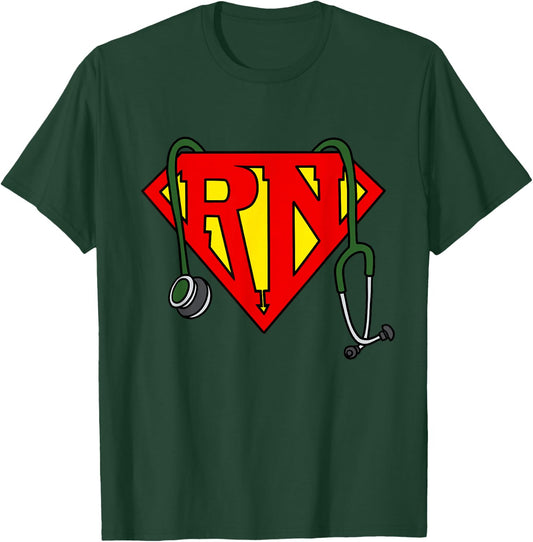 Super nurse Funny Superhero Nurse T-Shirt - T-Shirt | Forest