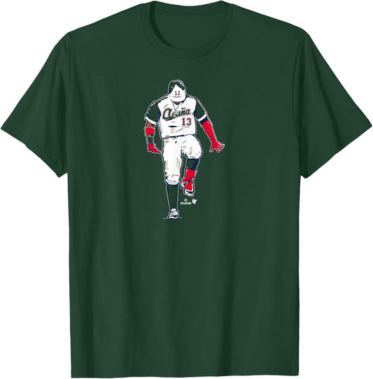 Ronald Acuña Jr. - The Silencer - Atlanta Baseball T-Shirt - T-Shirt | Forest