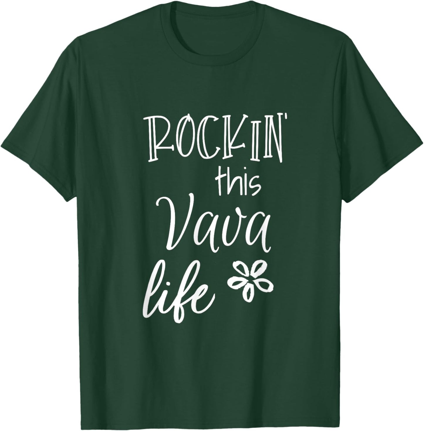 Rockin This Vava Life Portugal Portuguese Grandma T-Shirt - T-Shirt | Forest
