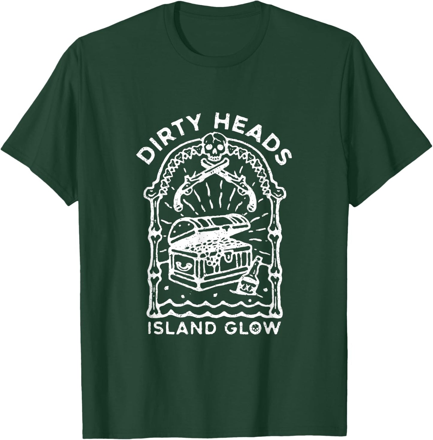 Heads Dirty Island Glow Apparel T-Shirt - T-Shirt | Forest
