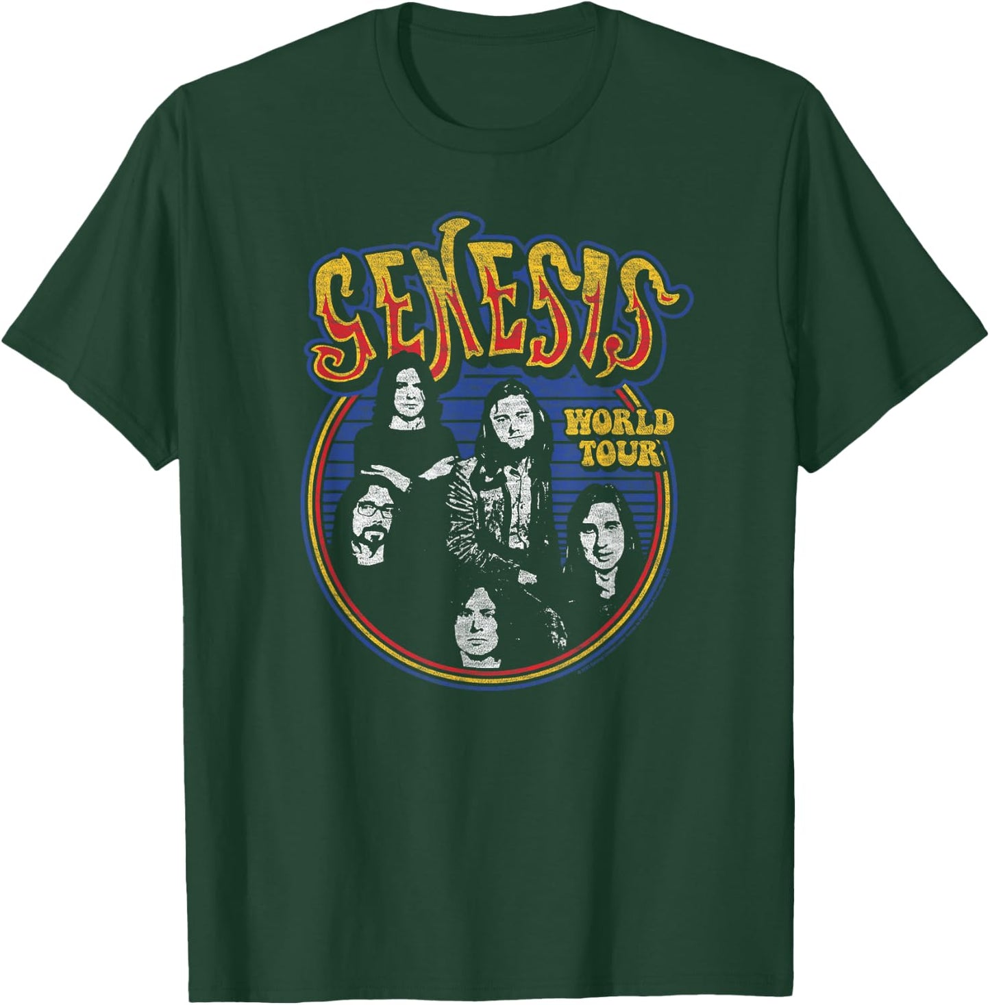 Genesis - World Tour Group Members T-Shirt - T-Shirt | Forest