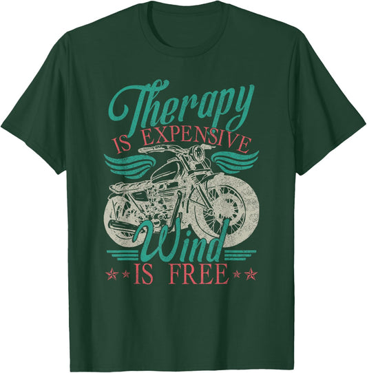 Women Motorcycle Rider T-Shirt - T-Shirt | Forest