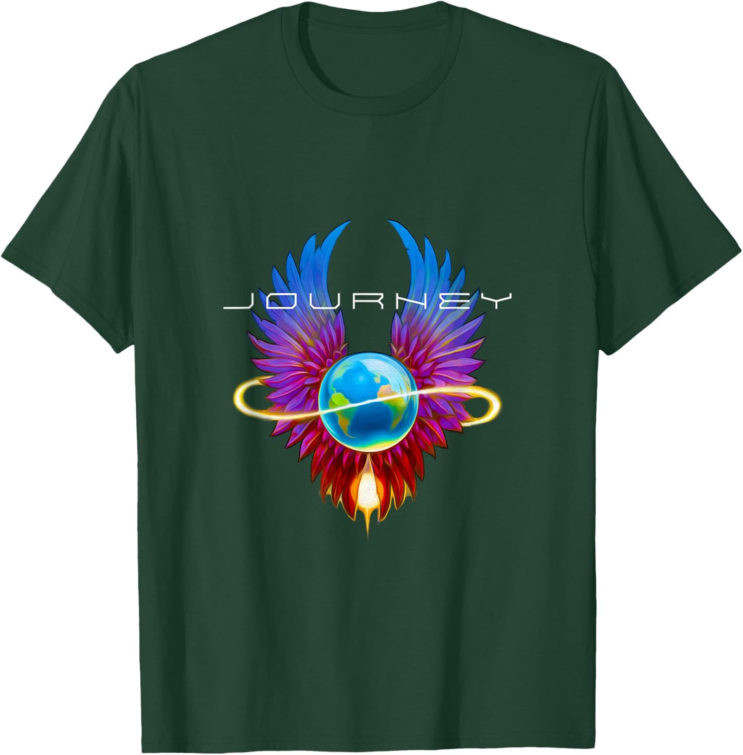 Journey Official Infinity Wings T-Shirt - T-Shirt | Forest