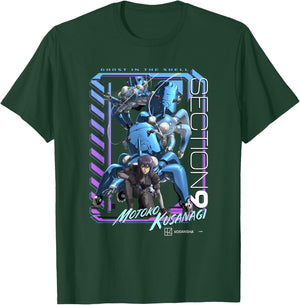 Ghost in the Shell: Stand Alone Complex Neon Section 9 T-Shirt - T-Shirt | Forest