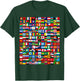 195 Flags Of All Countries in The World International Event T-Shirt - T-Shirt | Forest