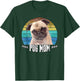 Pug Mom Mama Mothers Day Gift T-Shirt - T-Shirt | Forest