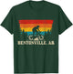 Bentonville Arkansas Vintage Mountain Bike Cycling T-Shirt - T-Shirt | Forest