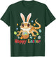 Happy Easter Cute Bunny Bearded Dragon Easter Eggs Basket T-Shirt - T-Shirt | Forest