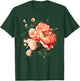 Vintage Peony Inspired Flower Plant Lover Funny gardening T-Shirt - T-Shirt | Forest