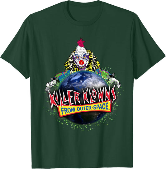 Killer Klowns from Outer Space Klownzilla Earth Invasion T-Shirt - T-Shirt | Forest