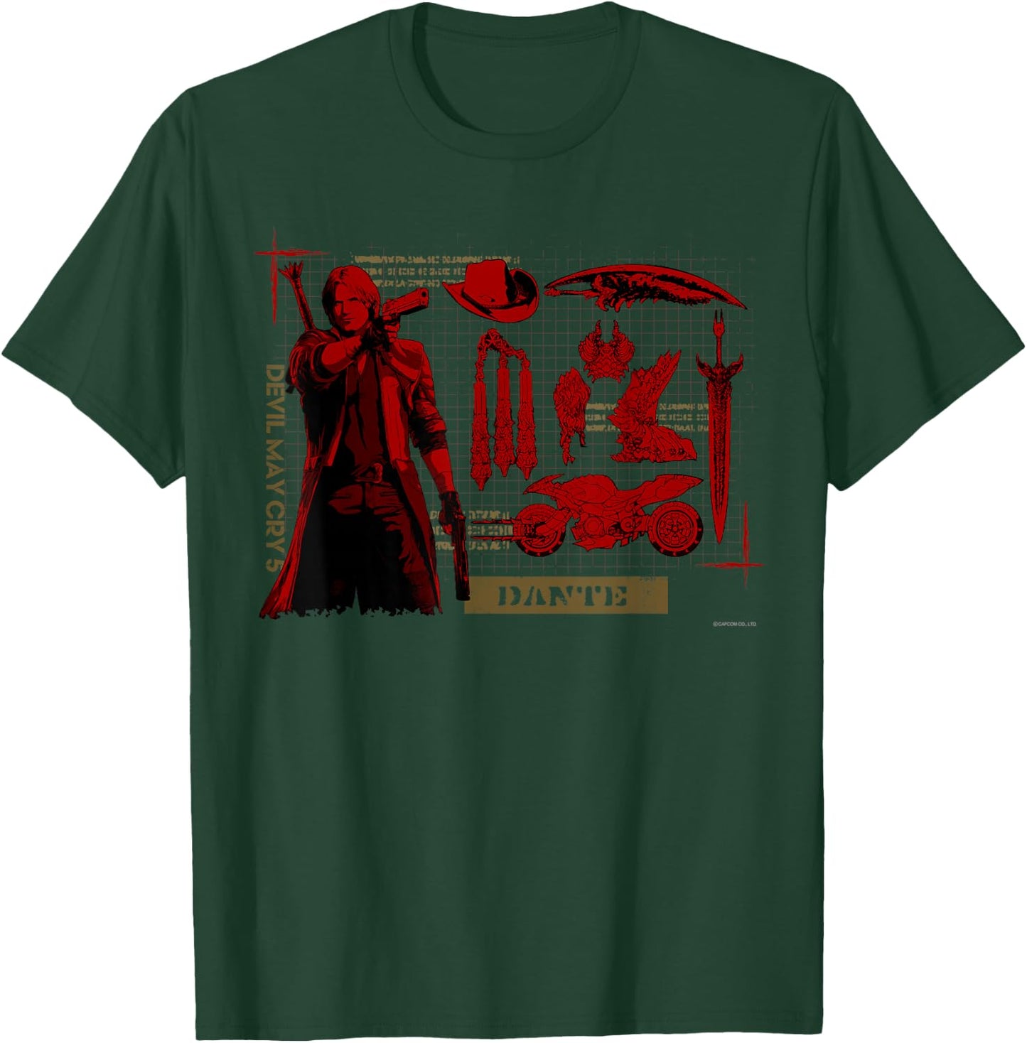Devil May Cry 5 Dante T-Shirt - T-Shirt | Forest