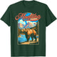 Grizzly Bear & Montana Mountains Vintage 70s Vibe Graphic T-Shirt - T-Shirt | Forest