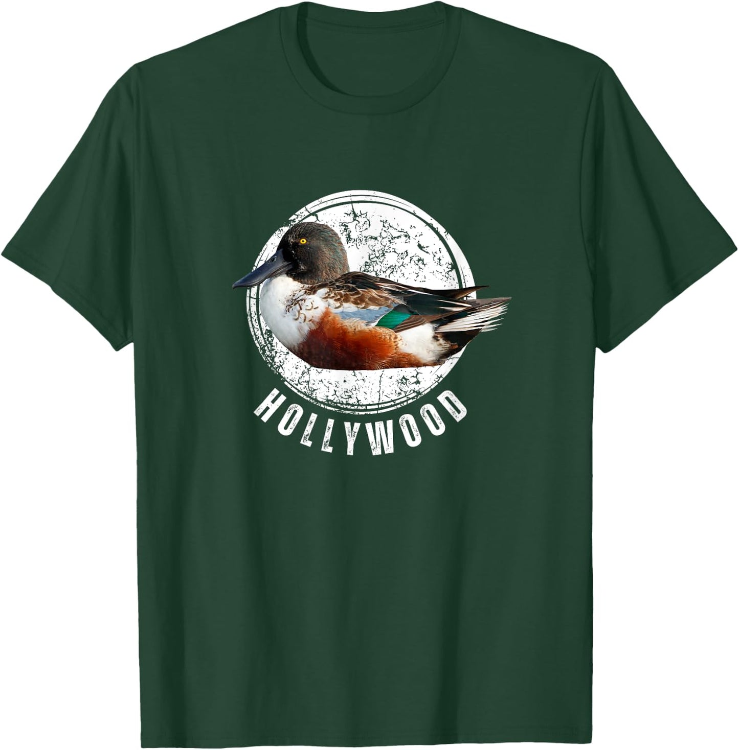 Duck Hunting Shirt Shoveler Hollywood Spoonie Mallard T-Shirt - T-Shirt | Forest