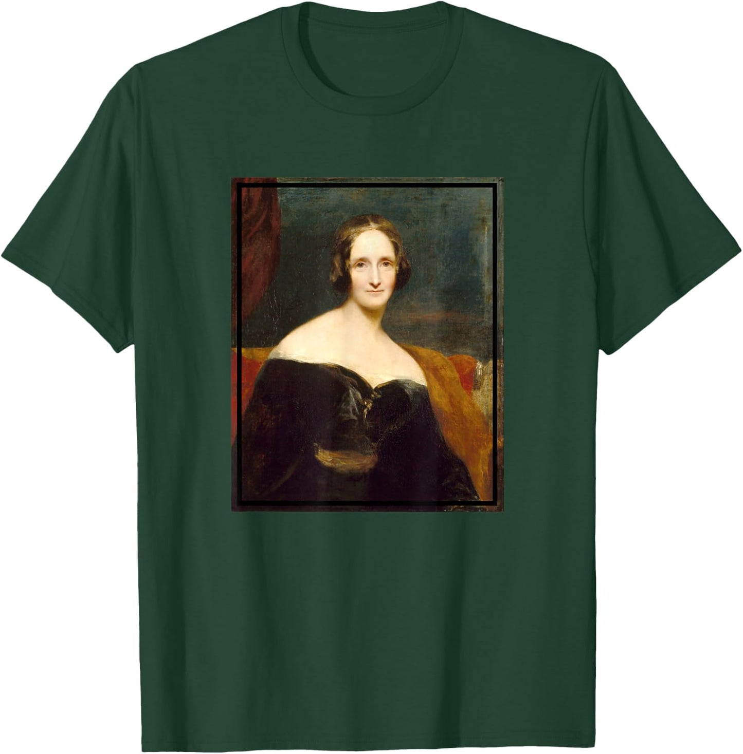 Mary Shelley Portrait Painting (1840) T-Shirt - T-Shirt | Forest