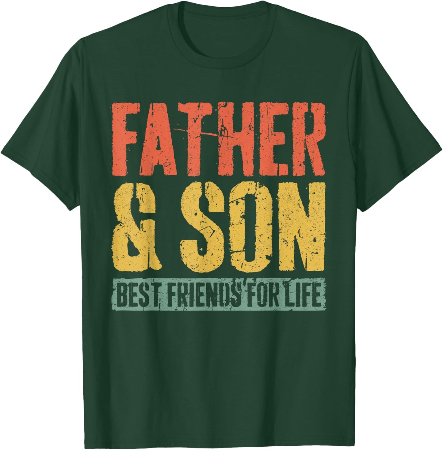 Father And Son Best Friends For Life Shirt Fathers Day T-Shirt - T-Shirt | Forest