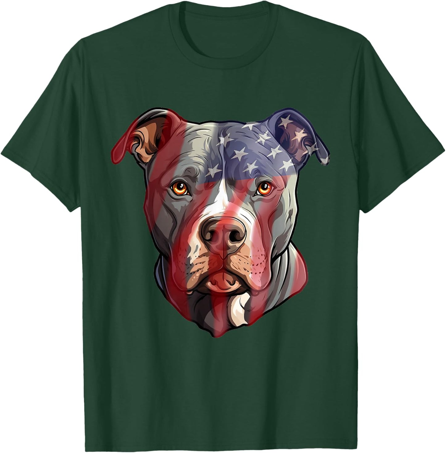 Pit-Bull Terrier Breeder Pittie Dog USA American Pitbull T-Shirt - T-Shirt | Forest
