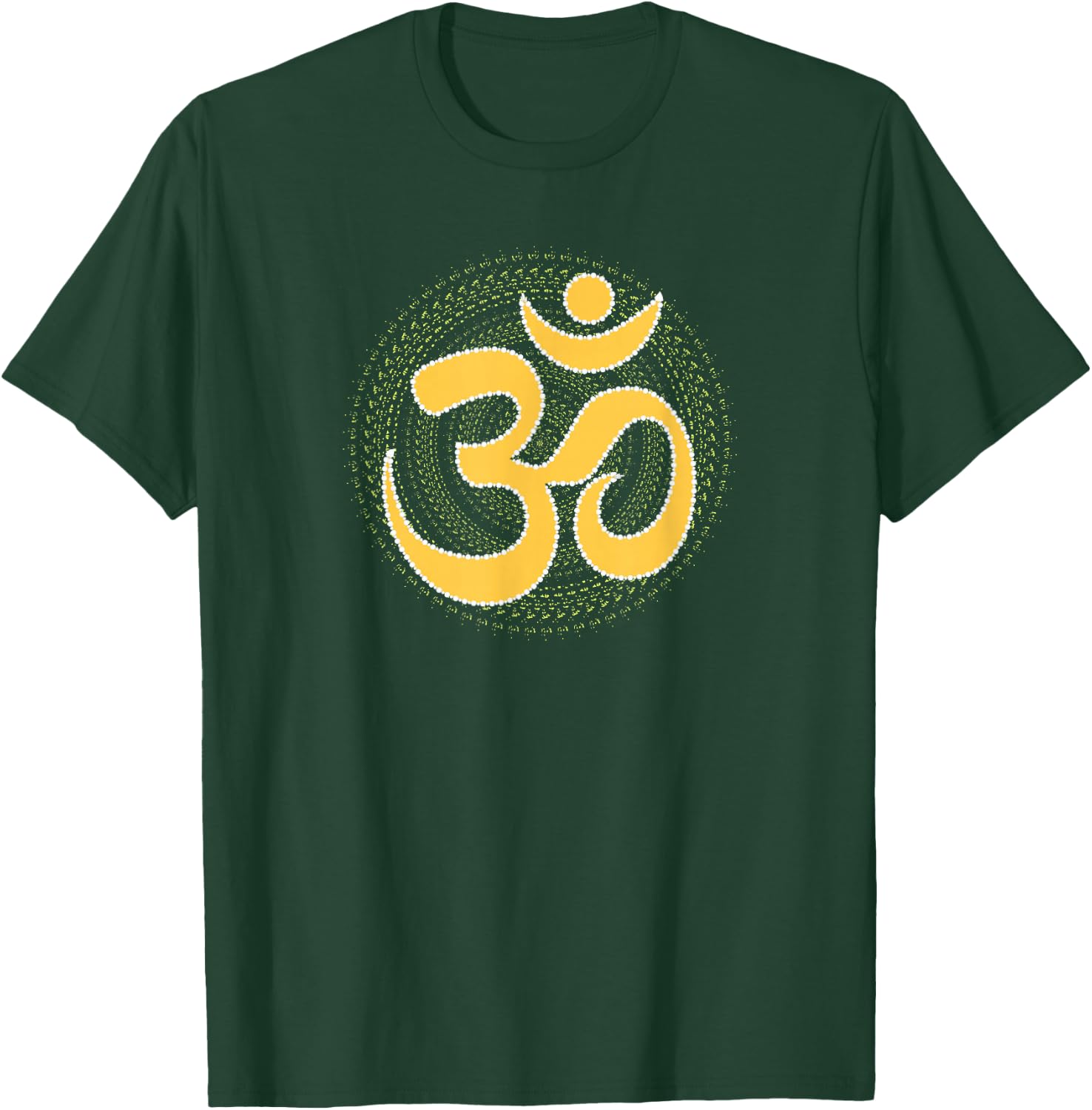Om Meditation Ancient Symbol Spiritual Mandala Yog Aum Omkar T-Shirt - T-Shirt | Forest