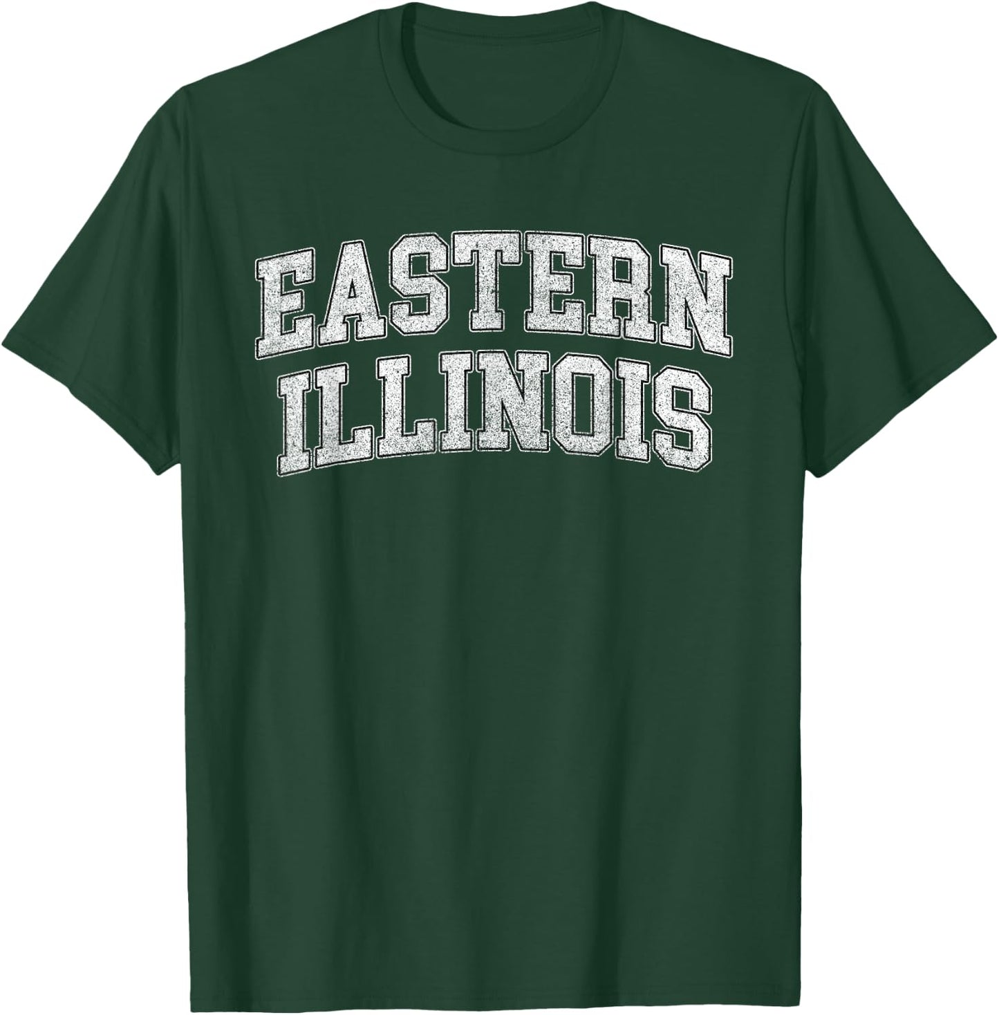 Eastern Illinois Athletic Arch College University Alumni T-Shirt - T-Shirt | Forest