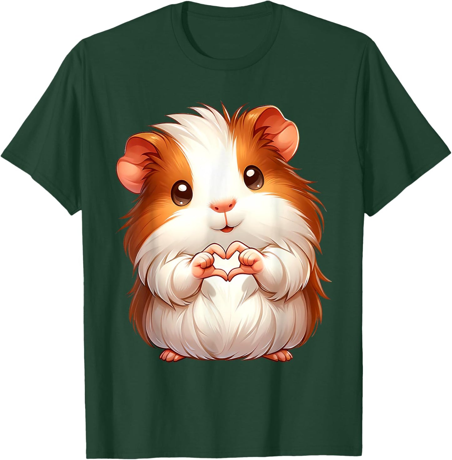 Cute Guinea Pig Mom Dad Guinea Pigs Lover Men Women Clothing T-Shirt - T-Shirt | Forest