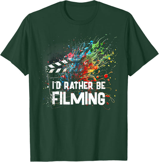 Filmmaker Film Director Filming Filmmaking T-Shirt - T-Shirt | Forest