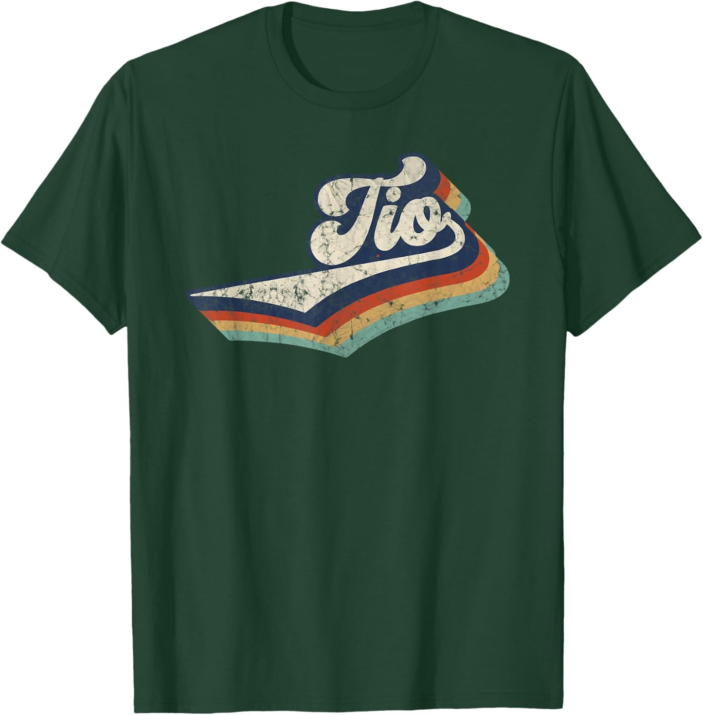 Retro Cute Tio Best Tio Ever Birthday Idea T-Shirt - T-Shirt | Forest