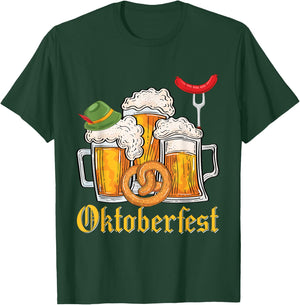 Oktoberfest 2025 Funny Oktoberfest 2025 Costume Men Women T-Shirt - T-Shirt | Forest