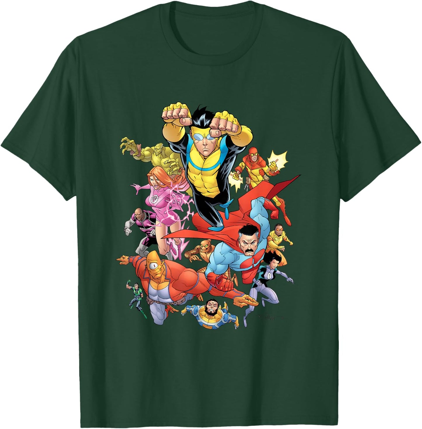 Invincible - Universe T-Shirt - T-Shirt | Forest
