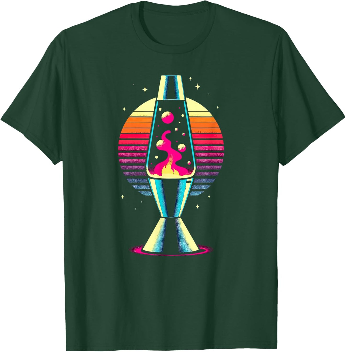 Lava Lamp Retro T-Shirt - T-Shirt | Forest