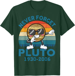 Kids Pluto Never Forget 1930 - 2006 Astronomy Space Science T-Shirt - T-Shirt | Forest
