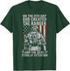 On 8th Day God Created US Army Ranger Veteran Flag American T-Shirt - T-Shirt | Forest