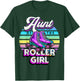 Aunt of Roller Girl Roller Skating Birthday Matching Family T-Shirt - T-Shirt | Forest