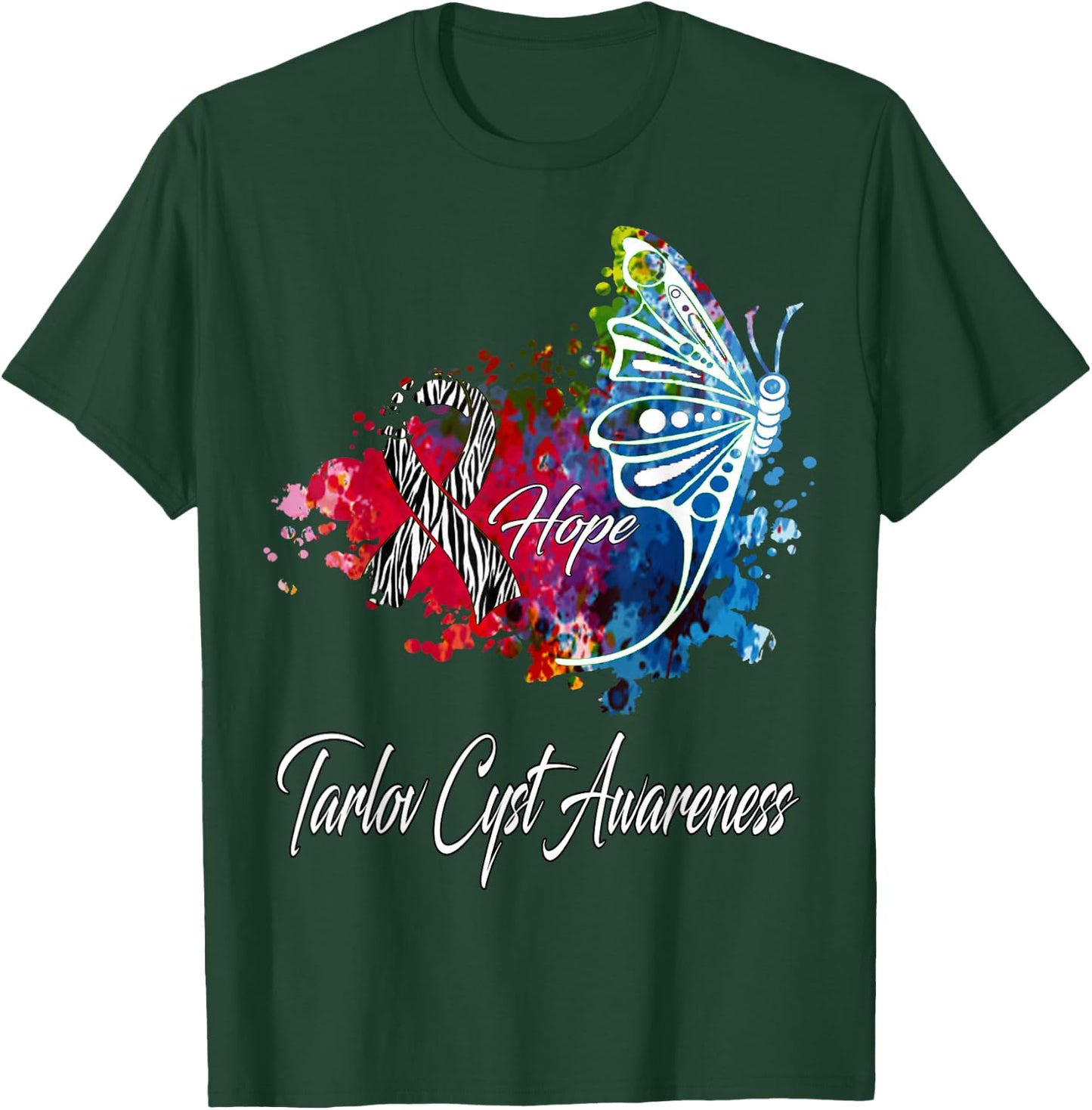 Tarlov Cyst Awareness T-Shirt - T-Shirt | Forest