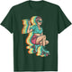 Retro Roller Skater Girl - Roller Skating Roller Derby T-Shirt - T-Shirt | Forest