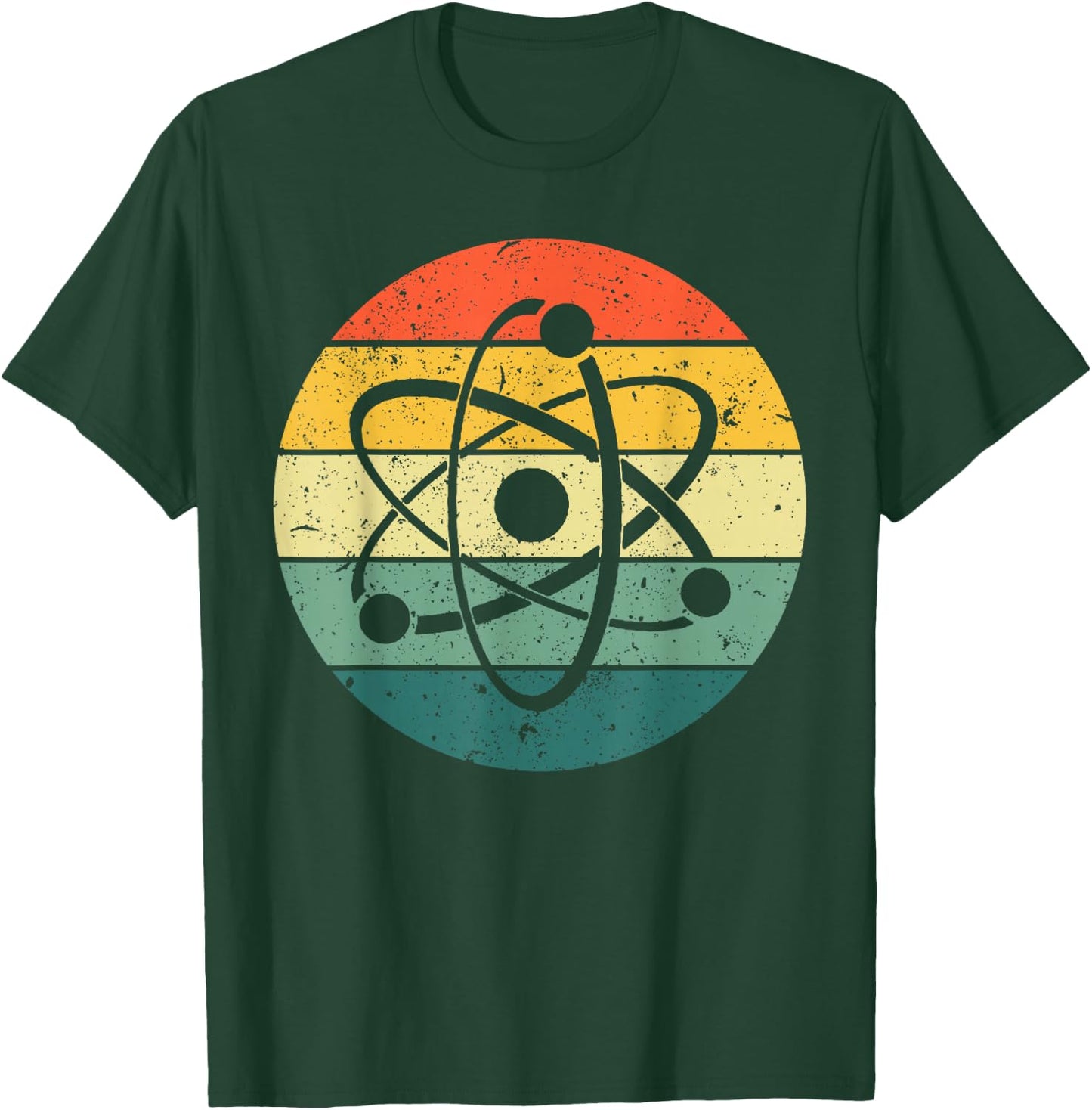 Cool Atom Art Men Women Biology Physics Chemistry Teacher T-Shirt - T-Shirt | Forest