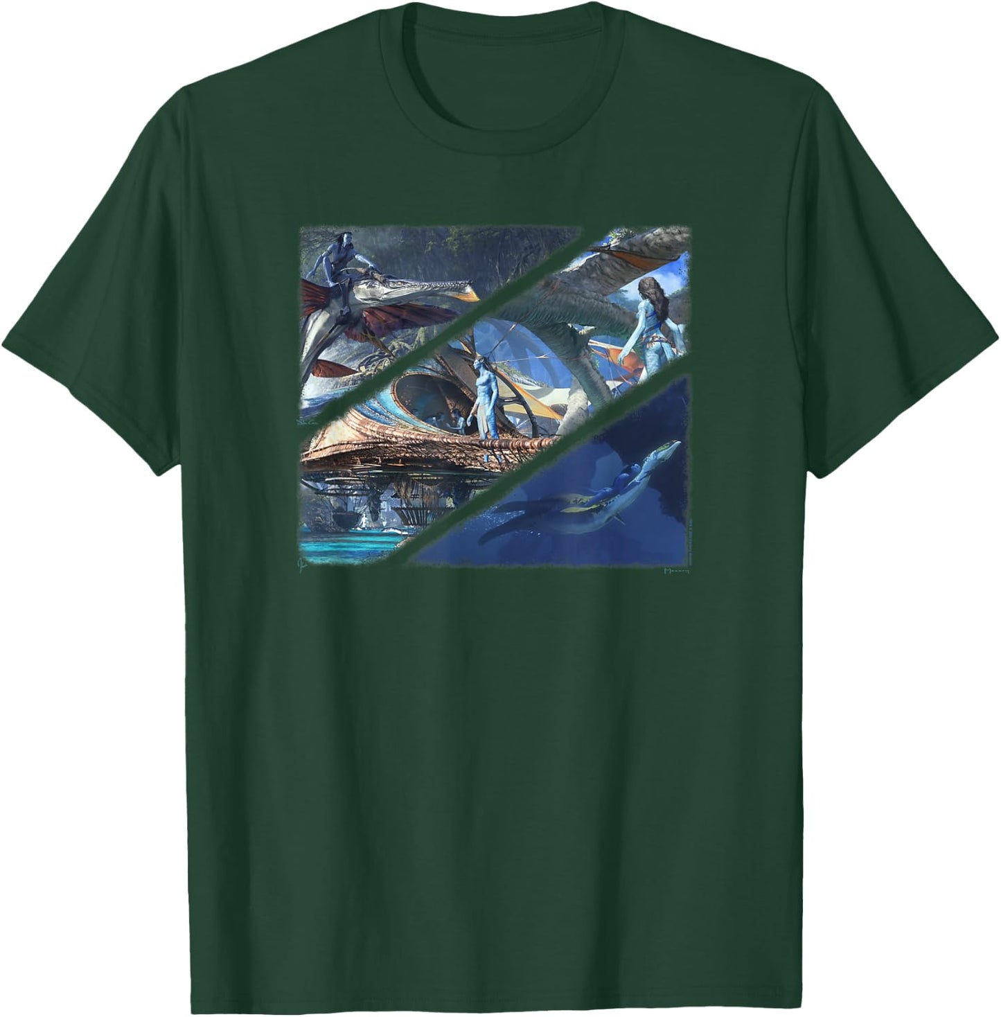 Art of Avatar Collection: Art of Avatar Collage T-Shirt - T-Shirt | Forest